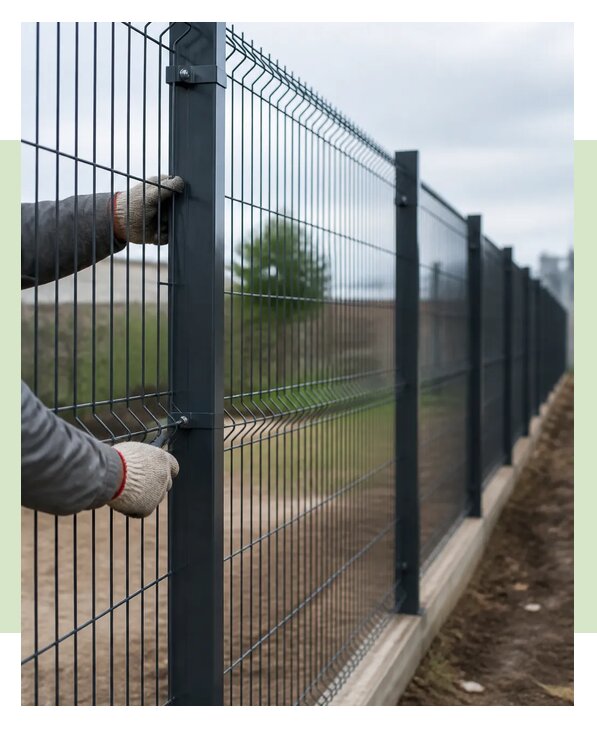 Профессиональный монтаж забора из сварной сетки в Егорьевске